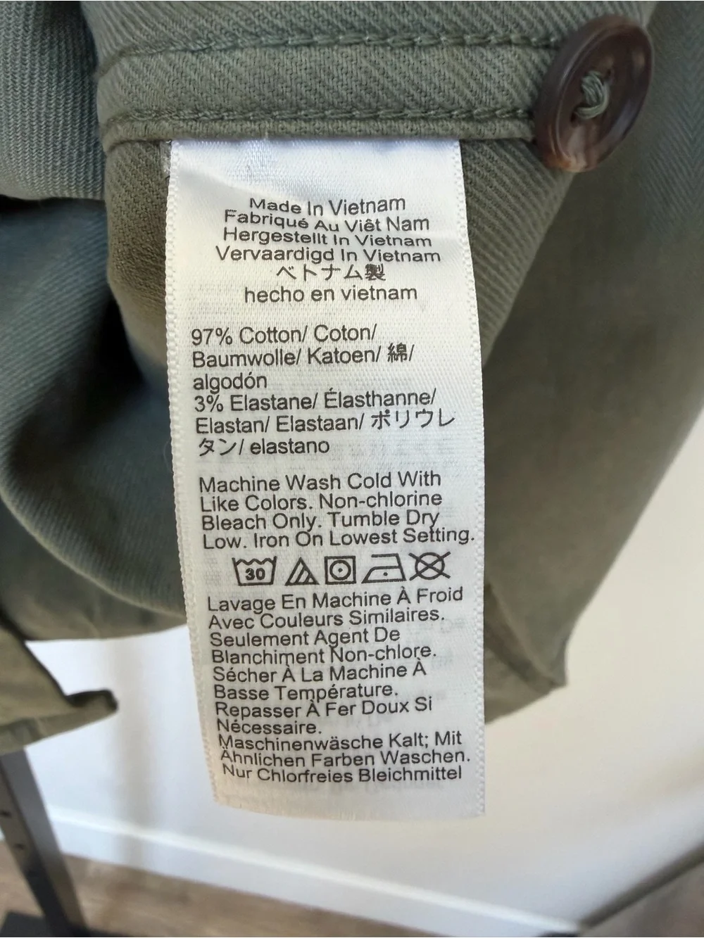 J.Crew Men’s Utility Workshirt Olive Green NWT Size Large